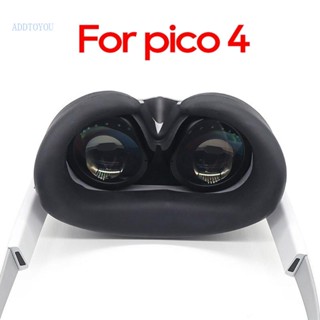 【3C】แผ่นซิลิโคนครอบใบหน้า กันเหงื่อ สําหรับ VR Pico 4 VR