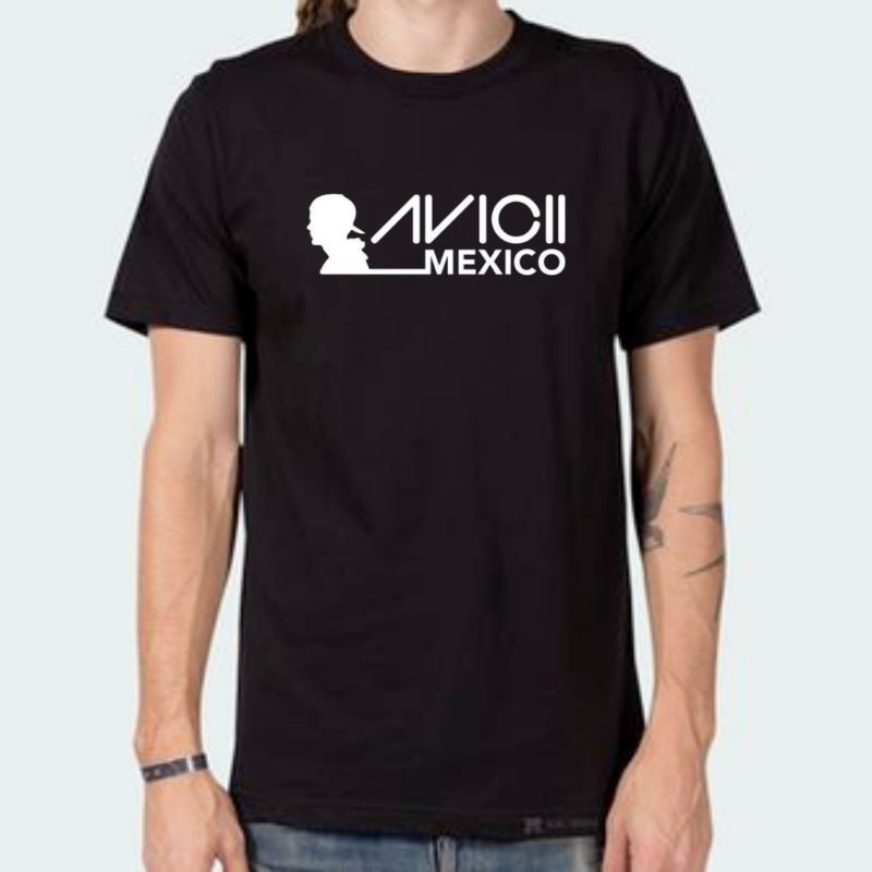 AVICII MEXICO EDM STREETWEAR เสื้อยืดเสื้อยืด cotten