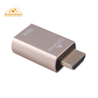 ตัวยึดสัญญาณล็อคหน้าจอ HDMI KVM HDMI2.0 อะแดปเตอร์เสมือนจริง EDID DDC ปลั๊กดัมมี่ สําหรับตัวจําลอง HDMI