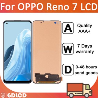 Tft อะไหล่หน้าจอสัมผัสดิจิทัล LCD แบบเปลี่ยน สําหรับ Oppo Reno7 5G CPH2371