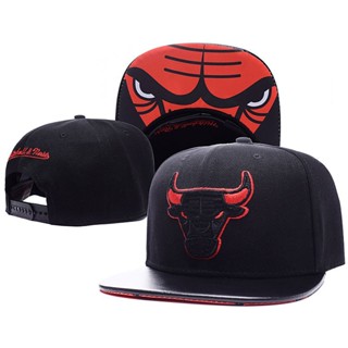 Chicago Bulls หมวกเบสบอลลําลอง ปักลาย สไตล์ฮิปฮอป V9H6