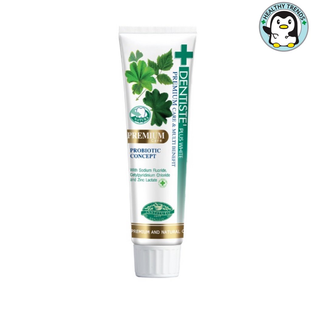Dentiste' Premium Care Toothpaste Tube ยาสีฟันสูตรพรีเมี่ยมแคร์ หลอด ขนาด 100 กรัม เดนทิสเต้ [HT]