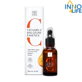 Vitara Vitamin C 10% Glow Essence 25 ml (จำนวน 1 ขวด) ไวทาร่า วิตามิน ซี โกลว์ เอสเซนส์ วิตามินซี [inno]