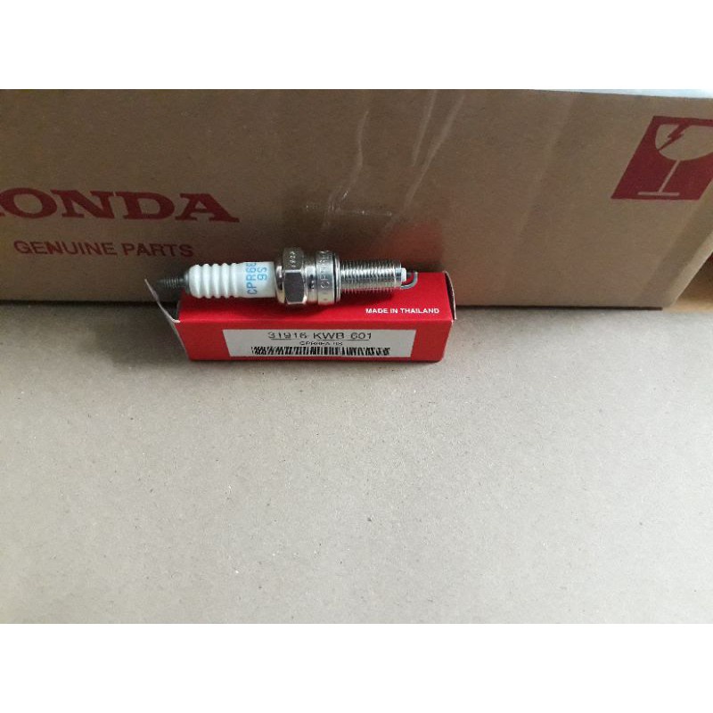 31916-KWB-601หัวเทียนแท้ตรงรุ่นเวฟ110i,ดรีม110i,SUPER CUB,1หัว หัวเทียน (CPR6EA-9S) (NGK) หัวเทียนแท
