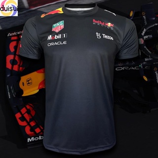 Duisui เสื้อยืดคอกลม ฟอร์มูลาวัน ทีม Red Bull Racing เสื้อยืด F1 ทีม เรดบูลเรซซิ่ง #FM0053 รุ่น Sergio Perez ไซส์ S-3XL