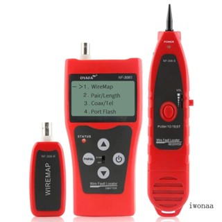 Iwo เครื่องทดสอบสายเคเบิล NF308S สําหรับเครื่องมือบํารุงรักษาบาร์อินเทอร์เน็ต