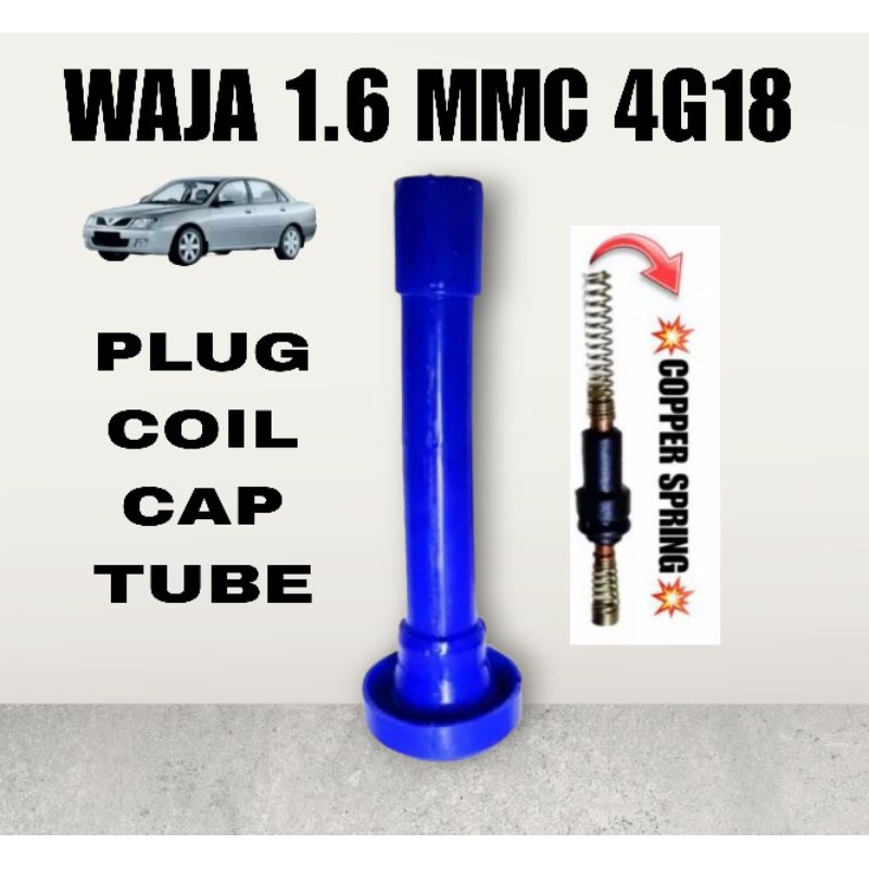 SILICONE BLUE PROTON WAJA 1.6 4G18 IGNITION PLUG COIL CAP TUBE SILICONE KOREA PROTON CAR