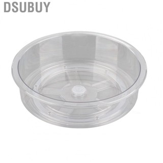 Dsubuy Rotating Cabinet Organizer  Shatter Resistant Keep Your Desk Clean 360° Storage Tray for Coffee Cosmetics