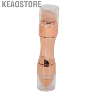 Keaostore 4 in 1 Professional Makeup Brush Soft Elastic Sponge Head Portable   Eyeshadow Lip  Foundation Tool