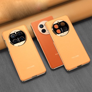 เคสหนัง PU ชุบไฟฟ้า หรูหรา สําหรับ Huawei Mate 50 40 Pro