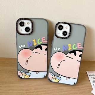 เคสโทรศัพท์มือถือ ลายการ์ตูนชินจังน่ารัก สําหรับ iphone 11 12 13 14 pro max