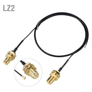 LZ2 2 ชิ้นชุด WiFi IPEX4 ถึง RP SMA ชาย NGFf M. สายเชื่อมต่อสายไฟสายไฟ 31 ซม.