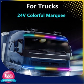 ไฟรถบรรทุก 24v Marquee In the Net Lamp Streamer Ranger 24 โวลต์ Sun Visor LED Strobe สีกระพริบด้านข้างรถบรรทุกไฟรอบทิศทางโคมไฟตกแต่งสากลหลายสี