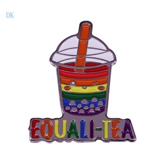 Dk Gay Pride Pins Rainbow Milk เข็มกลัดตกแต่ง Pride Month Support