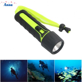 【Anna】Diving Flashlight 15.2x4.2cm 8000LM For Hunting/rescue/camping LED Lamp