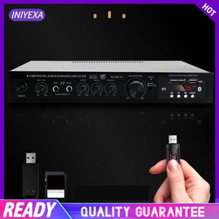 [Iniyexa] เครื่องขยายเสียงดิจิทัลบลูทูธ 220V V5.0 สําหรับโฮมเธียเตอร์