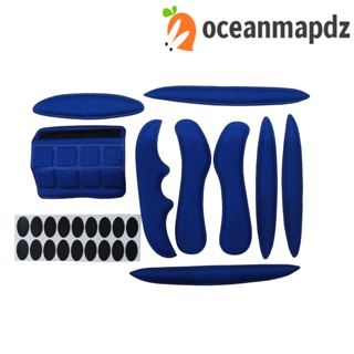 OCEANMAPDZ แผ่นฟองน้ําซับในหมวกกันน็อค สําหรับขี่จักรยาน 1 ชุด