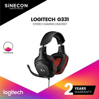 Logitech หูฟังเกมมิ่งพร้อมไมค์ G331 STEREO GAMING HEADSET 2.1