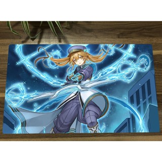 Yugioh Playmat Exorsister Usophiel TCG CCG แผ่นรองเมาส์ สําหรับเล่นเกม