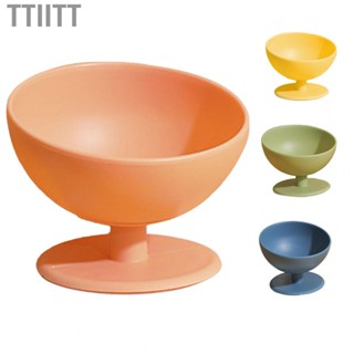 Ttiitt Elevated  Bowl  Large  Tilted Plastic Simple  Spill Kitty for Home Water