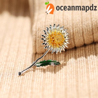 OCEANMAPDZ เครื่องประดับ เข็มกลัดโลหะผสมสังกะสี ลายดอกไม้ หรูหรา สไตล์เรโทร สร้างสรรค์ เหมาะกับของขวัญวันเกิด