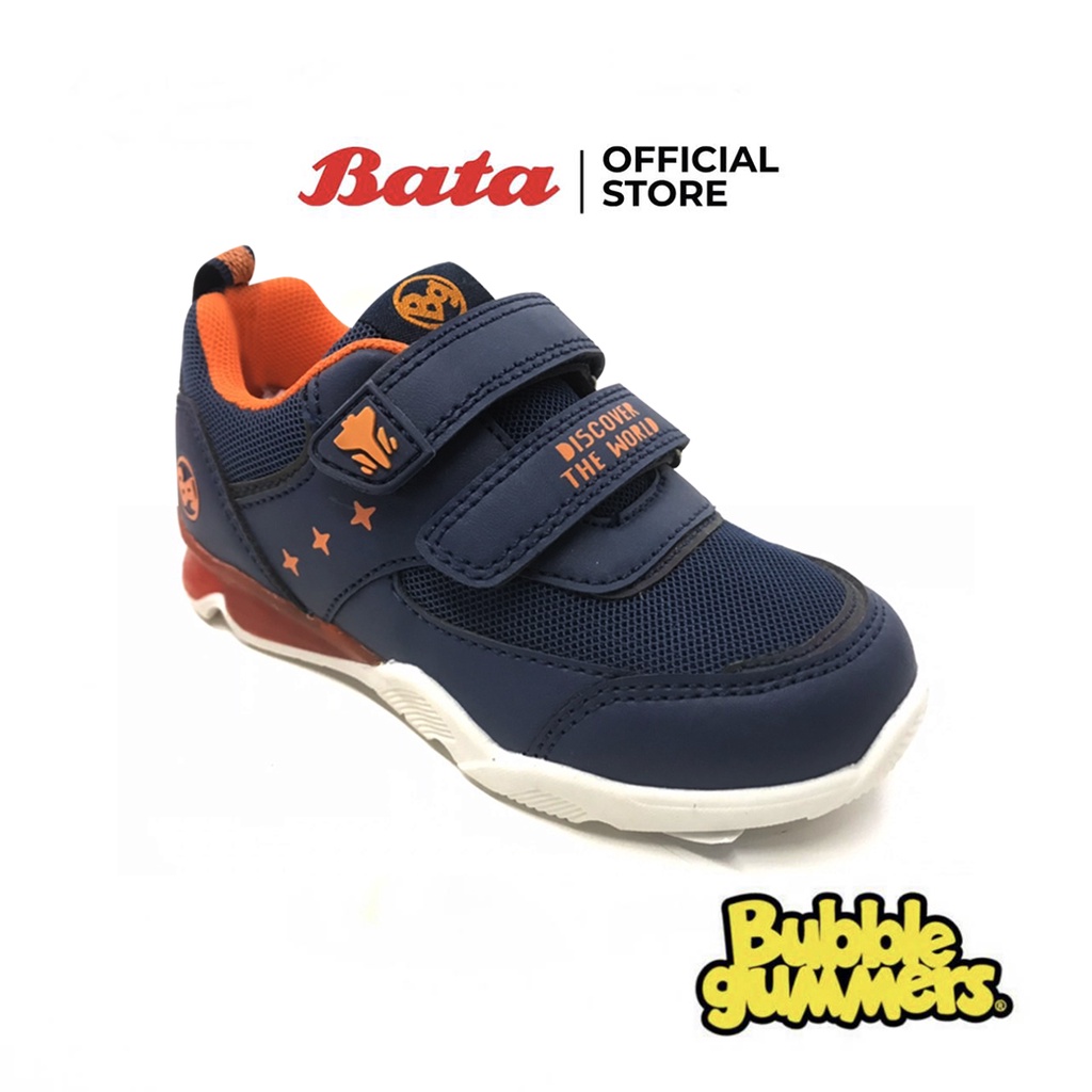 Bata บาจา BUBBLE GUMMERS รองเท้าสนีคเคอร์สำหรับเด็กผู้ชาย สีน้ำเงิน 1412323