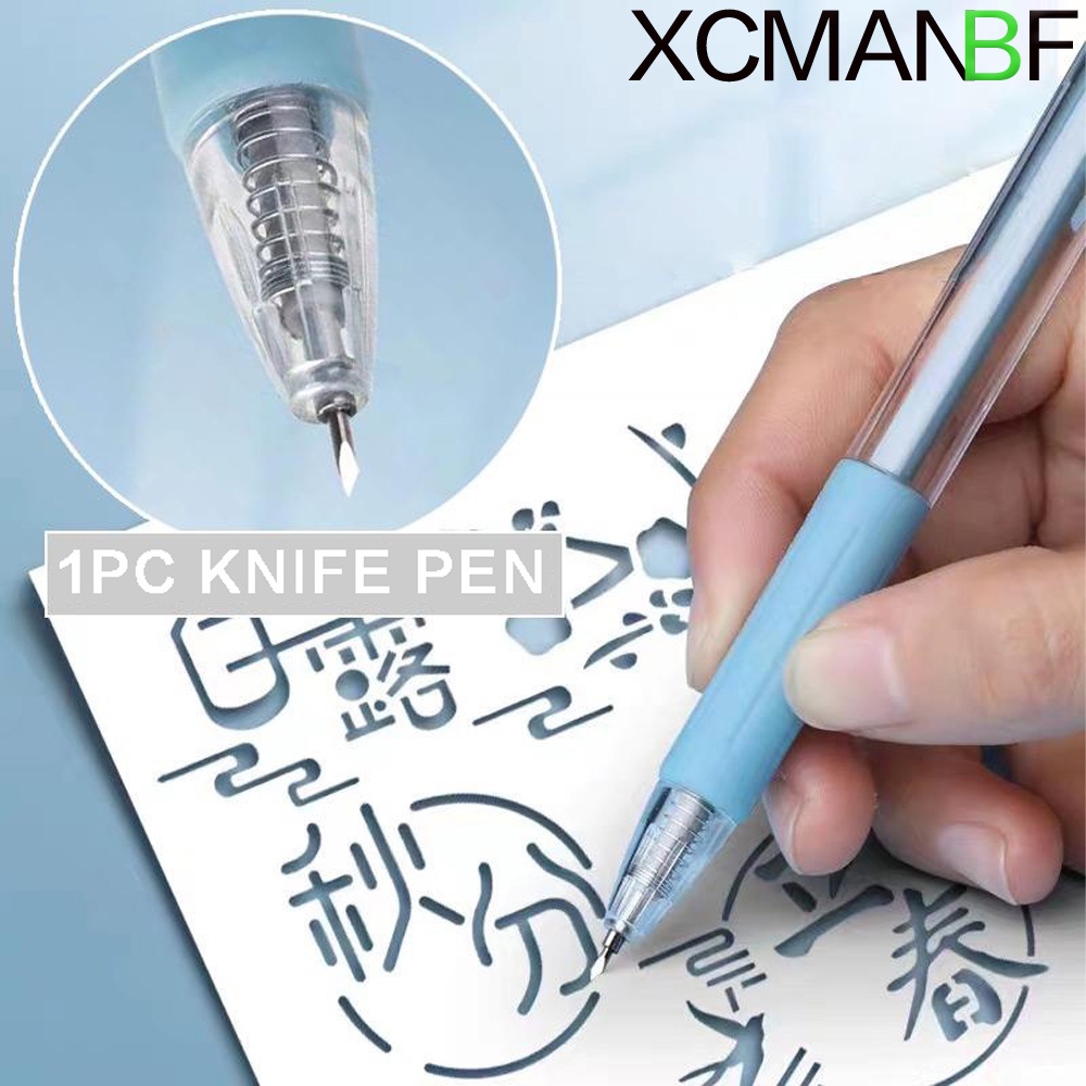 1PC Art Utility มีด XCMANBF ปากกามีดตัดสติกเกอร์ Scrapbooking ตัดเครื่องมือ Express กล่องมีดอุปกรณ์การเรียน DIY Craft Supplies
