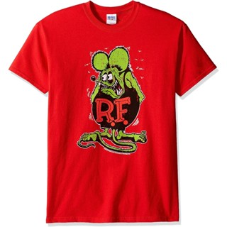 เสื้อยืด พิมพ์ลายกราฟฟิค Ratfink สไตล์วินเทจ สําหรับผู้ชาย