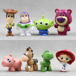 Ag พวงกุญแจ จี้ฟิกเกอร์ Toy Story Jessie Alien DIY สําหรับเด็ก 4 ชิ้น