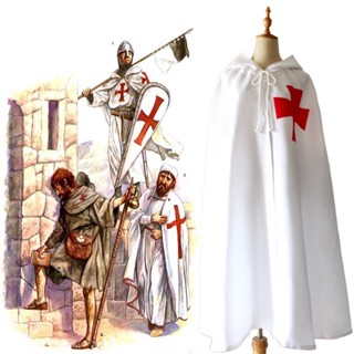 เสื้อคลุมอัศวิน TEMPLAR KNIGHT สไตล์โรมัน สําหรับนักรบยุคกลาง