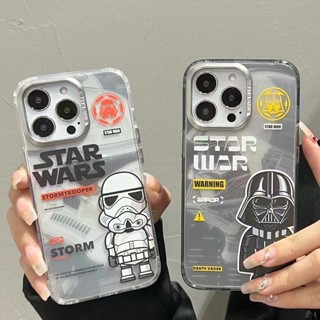 เคสโทรศัพท์มือถือ กันกระแทก ลาย Star Wars สีดํา หลากสี สําหรับ iPhone 14 13promax 11 12rpo