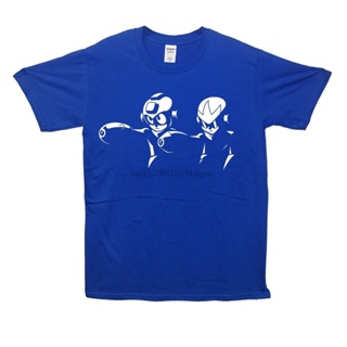 เสื้อยืดแขนสั้น พิมพ์ลาย Megaman Pulp Fiction Parody แฟชั่นฤดูร้อน สําหรับผู้ชาย XS-4XL-5XL-6XL