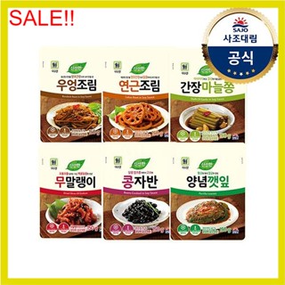 พร้อมส่ง 대림선 เครื่องเคียงเกาหลี Korean Side Dishes 6 ชนิด ขนาด 150g.