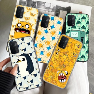 เคสโทรศัพท์มือถือแบบนิ่ม ลาย adventure time 4A สําหรับ OPPO A12E A15 A15S A53S A55 A56 A53 A32 A16 A16S A54S A54 A8 A31