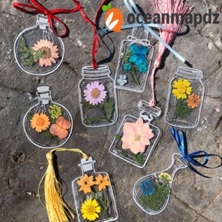 OCEANMAPDZ สติกเกอร์ตกแต่ง อเนกประสงค์ รูปดอกไม้แห้ง DIY