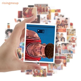 [risingmeup] สติกเกอร์ ลายการ์ตูนอนิเมะ สไตล์วินเทจ คลาสสิก DIY สําหรับเด็ก 52 ชิ้น