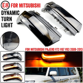 ไฟเลี้ยวไดนามิก LED สําหรับ Mitsubishi Pajero V73 V77 V93 V97 2006-2019 2 ชิ้น