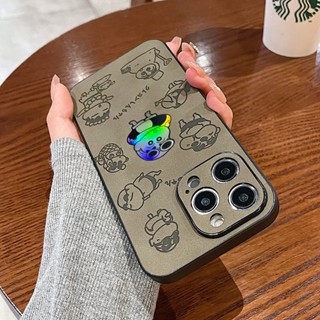 เคสโทรศัพท์มือถือ ลายชินจังจอมแก่นเลเซอร์ ของขวัญ สําหรับ Apple iPhone 7 8 Plus X XS Max XR 11 12 13 14 Pro Max