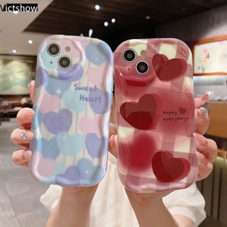 เคสโทรศัพท์มือถือ Tpu แบบนิ่ม ลายหัวใจ 3D ขอบโค้ง สําหรับ Realme C35 C33 C30 C30S C55 C11 2021 C21Y C31 C15 C21 C25 C20 C3 C12 C2