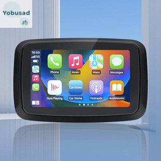 เครื่องนําทางอินเตอร์เน็ต GPS แบบพกพา กันน้ํา สําหรับ Android Auto