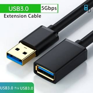 สายเคเบิลต่อขยาย USB 2.0 3.0 ความเร็วสูง สําหรับคอมพิวเตอร์ แล็ปท็อป แท็บเล็ต