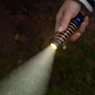 MUVAKO ไฟฉาย LED ใหม่ อุปกรณ์ตั้งแคมป์เต็นท์ ชาร์จเร็ว โคมไฟตั้งแคมป์