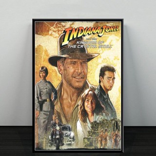 โปสเตอร์ และภาพพิมพ์ Indiana Jones Classic Movie Series สําหรับตกแต่งผนังบ้าน