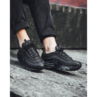 Nike Air Cushion Air Max 97 Triple Black สะท้อนแสงทั้งหมด 921733-001