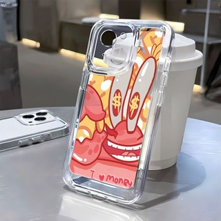 เคสโทรศัพท์มือถือ แบบนิ่ม ลายการ์ตูนปู สําหรับ Apple Iphone 14 Promax 13 8 1211 LJ2Y 7