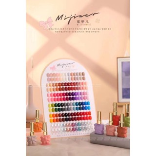 Mijiaer ยาทาเล็บ แบบขวดเดียว 83 สี ติดทนนาน เป็นมิตรกับสิ่งแวดล้อม