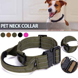 New 1pc Adjustable Military Tactical Training Dog Collar with Control Handle