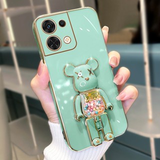 เคสซิลิโคนนิ่ม ลายหมีน่ารัก พร้อมตัวยึด สําหรับ อินฟินิกซ์ Note 30 Note30 Pro Note 30i X678B X6833B