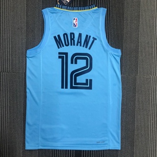 เสื้อกีฬาแขนสั้น ลายทีม Ja Morant อเนกประสงค์ เสื้อกล้าม Memphis Grizzlies สําหรับผู้ชาย 12 ชิ้น 351331