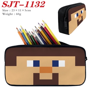 Minecraft TNT กระเป๋าดินสอ ลายการ์ตูนน่ารัก มีซิปเดี่ยว สําหรับนักเรียน เครื่องเขียน